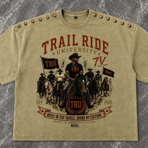 TRU Studded Tee — Tan